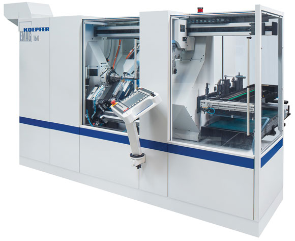 The dynamic axes of the KOEPFER gear hobbing machine, type 160, are perfectly synchronized for non-circular machining. This is achieved with new machine software