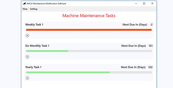 Extending the life of your CNC grinder using Maintenance Notification Software Extending the life of your CNC grinder using Maintenance Notification Software