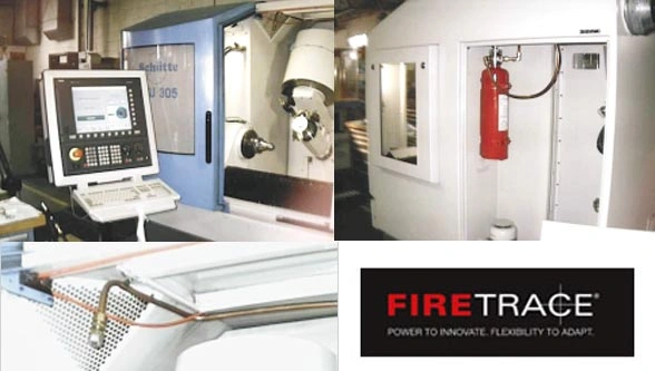 Firetrace system suppresses grinding machine fire Firetrace system suppresses grinding machine fire