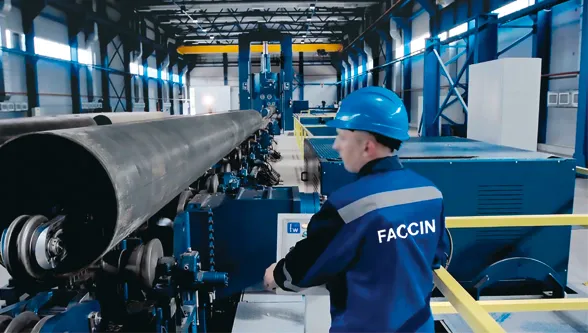 Faccin technology to support the production of natural gas pipelines Faccin technology to support the production of natural gas pipelines