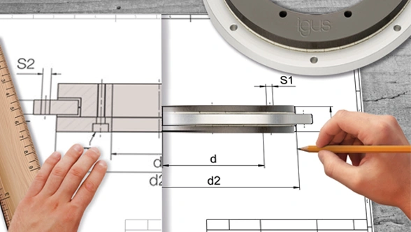Igus slewing ring bearing range for medium loads Igus slewing ring bearing range for medium loads
