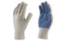 Cotton Knitted Seamless Gloves with PVC Dots