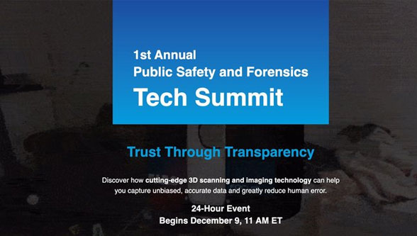 FARO to hold 1st Annual Public Safety & Forensics Tech Summit