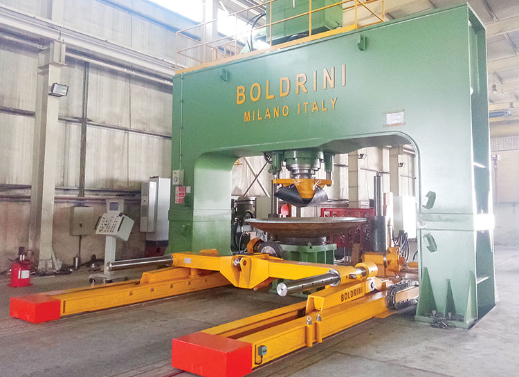 BOLDRINI Dishing Press PAO series for pressure vessel manufacturing