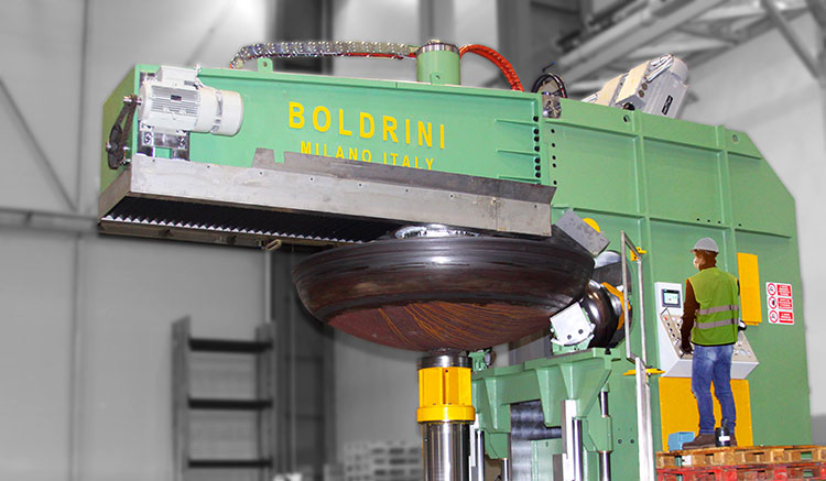 BOLDRINI Flanging Machine RIBO series for pressure vessel manufacturing