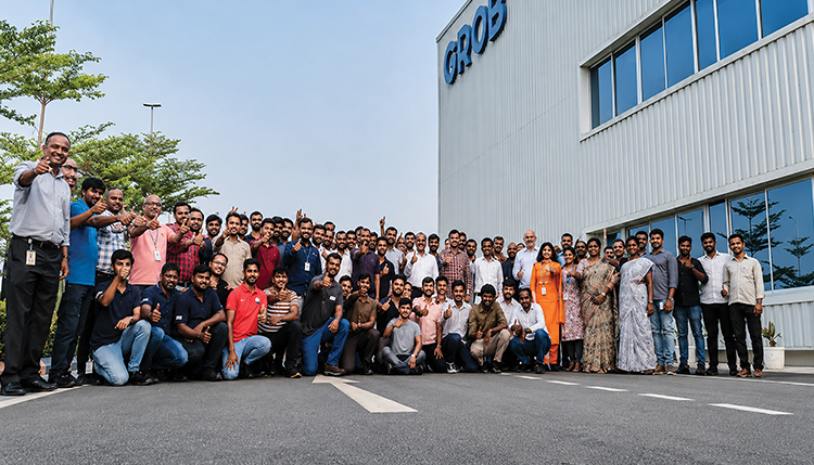 People and Process at the Core GROB India Manufactures Its First India Made Machine